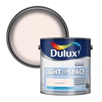 Image of Dulux Light & Space Jasmine Shimmer Matt Emulsion Paint 2.5L