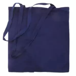 Image of Shugon Guildford Cotton Shopper/Tote Shoulder Bag - 15 Litres (One Size) (Navy Blue)