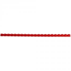 Image of Original Acco GBC Binding Comb 8mm A4 21 Ring Red Pack of 100