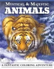 Image of Mystical & Majestic Animals : A Fantastic Coloring Adventure