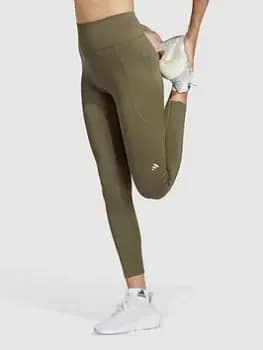 Image of adidas Dailyrun 7/8 T, Green Size M Women