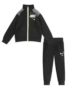 Image of Nike Kids Boys All Day Play Tricot Tracksuit, Black, Size 6-7 Years