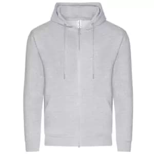 Image of Awdis Mens Organic Hoodie (XL) (Grey Heather)