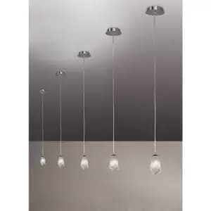 Image of Pietra 1 Bulb G9 pendant light, polished chrome