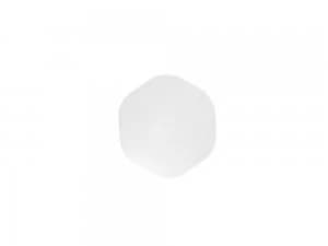 Image of Wall Light 14.4cm Hexagonal 6W LED 3000K, 540lm, Matt White