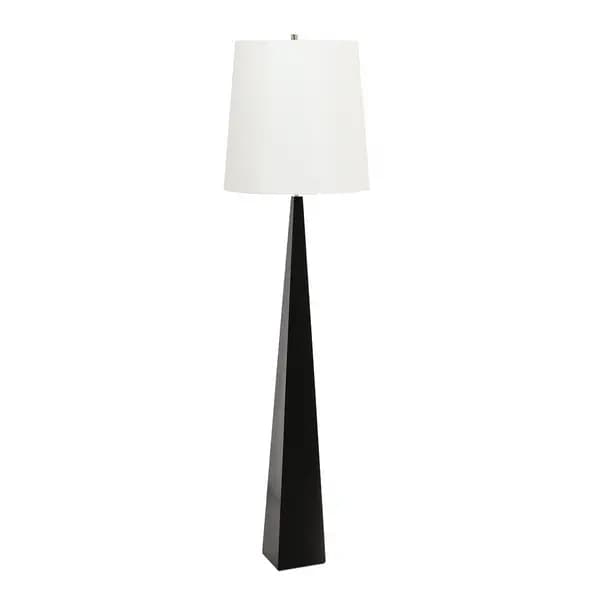 Image of Ascent Floor Lamp with Tapered Shade, Black