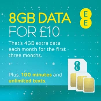 Image of EE 4GB Pay As You Go SIM Card