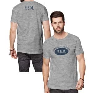 Image of R.E.M. - Automatic Unisex Large T-Shirt - Grey