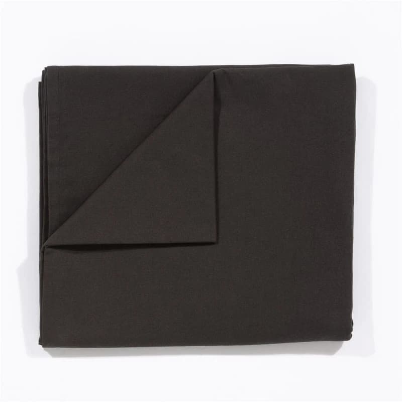 Image of Esselle Home Avon Black Tablecloth - 100% Cotton - 240x140cm - High-Quality