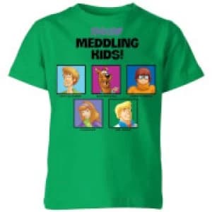 Image of Scooby Doo Meddling Kids Kids T-Shirt - Kelly Green - 11-12 Years