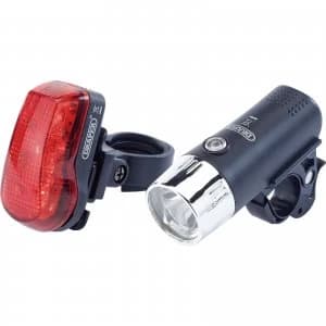 Image of Draper Front and Rear LED Bicycle Light Set 75 Lumens