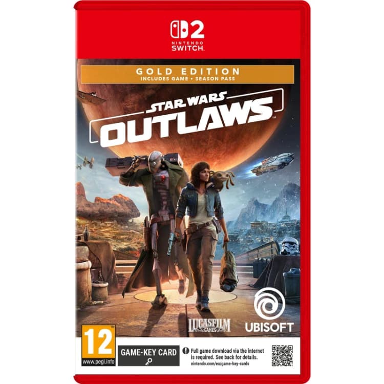 Image of Star Wars Outlaws Gold Edition Nintendo Switch 2 Game