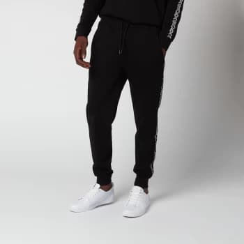 Image of Hugo Boss Daky Split Logo Sweatpants Black Size S Men