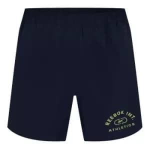 Image of Reebok Woven Graphic Shorts - Blue