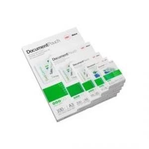 Image of GBC 80x111mm A7 Document Laminating Pouches 2x125 Microns Pack of 100