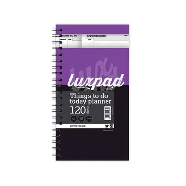 Image of Silvine Silvine Luxpad Wirebound Things To Do Pad 120 Pages 280x150mm 221 221