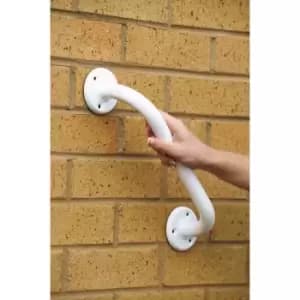 Image of Nrs Healthcare Round Flange Steel Grab Rail 455Mm White