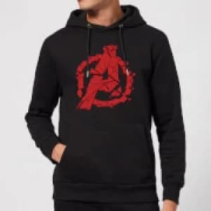 Image of Avengers Endgame Shattered Logo Hoodie - Black