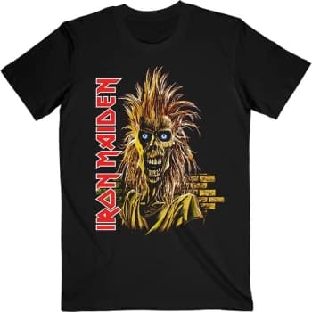 Image of Iron Maiden - First Album 2 Unisex Large T-Shirt - Black