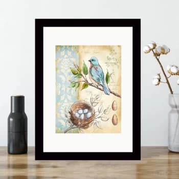 Image of SCdrprc031 Multicolor Decorative Framed MDF Painting