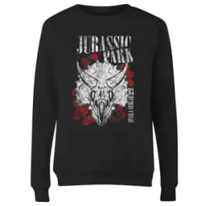 Image of Jurassic Park Isla Nublar 93 Womens Sweatshirt - Black - L