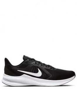 Image of Nike Downshifter 10 - Black/White, Size 7, Men