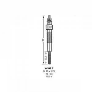 Image of NGK Glow Plug Y-107R Y107R (1229)