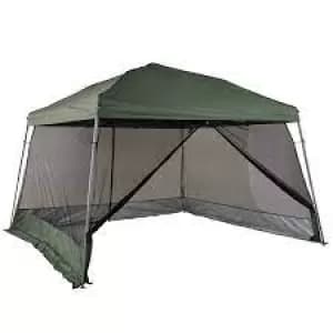 Image of Outsunny 3.6m x 3.6m Pop Up Steel Frame Garden Gazebo Green