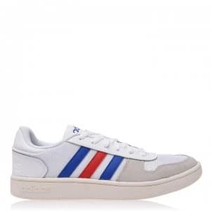 Image of adidas Hoops 2.0 Trainers - Wht/Blue/Red