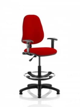 Image of Eclipse Plus I Chair with Adjustable Arms Hi Rise Bergamot Cherry KCUP
