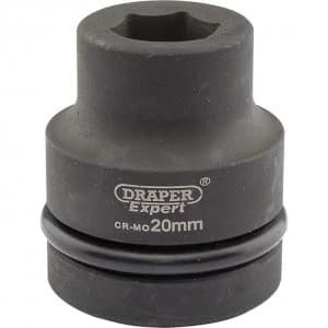 Image of Draper Expert 1" Drive Hexagon Impact Socket Metric 1" 20mm