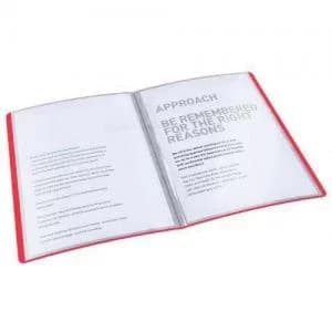Image of Rexel Choices Translucent Display Book, A4, 20 Pockets, 40 Sheet