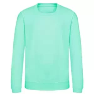 Image of AWDis Just Hoods Childrens/Kids Sweatshirt (9-11 Years) (Peppermint)