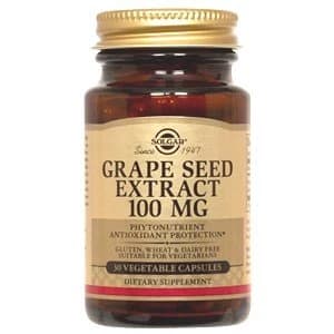 Image of Solgar Grape Seed Extract 100 mg Vegetable Capsules 30 Vegicaps