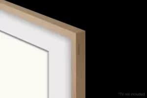 Image of Samsung Customisable Modern Teak Bezel for The Frame 75" TV (VG-SCFA75TKBXC)
