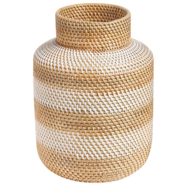 Image of Beliani Decorative Vase Renun Ceramic 36cm Natural