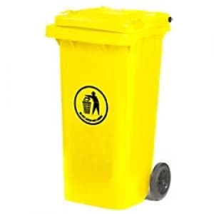 Image of GPC Wheelie Bin Yellow 120L
