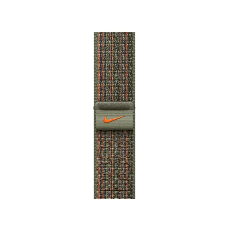 Image of Apple 41mm Sequoia/Orange Nike Sport Loop