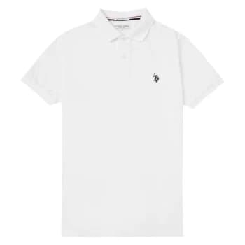 Image of US Polo Assn Small Polo Shirt - White