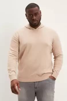 Image of Mens Plus And Tall Cold Stone Knitted Hoodie