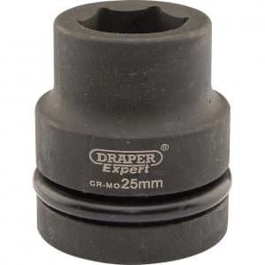Image of Draper Expert 1" Drive Hexagon Impact Socket Metric 1" 25mm
