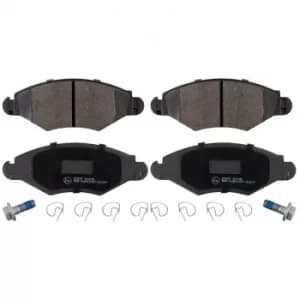 Image of Brake Pad Set ADP154217 by Blue Print front axle
