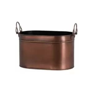 Image of Hill Interiors - Large Copper Log Bucket