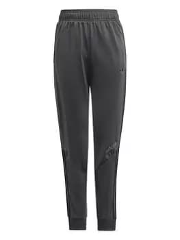 Image of adidas Originals Junior Unisex Track Pants, Grey, Size 7-8 Years