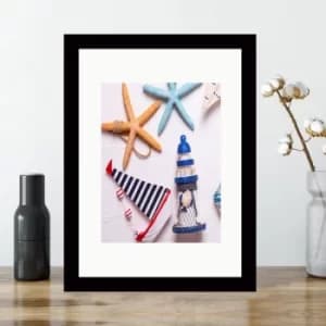 Image of SC6880493145 Multicolor Decorative Framed MDF Painting