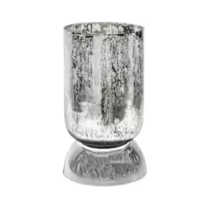 Image of Regency Small Metallic Tiered Vase Silver
