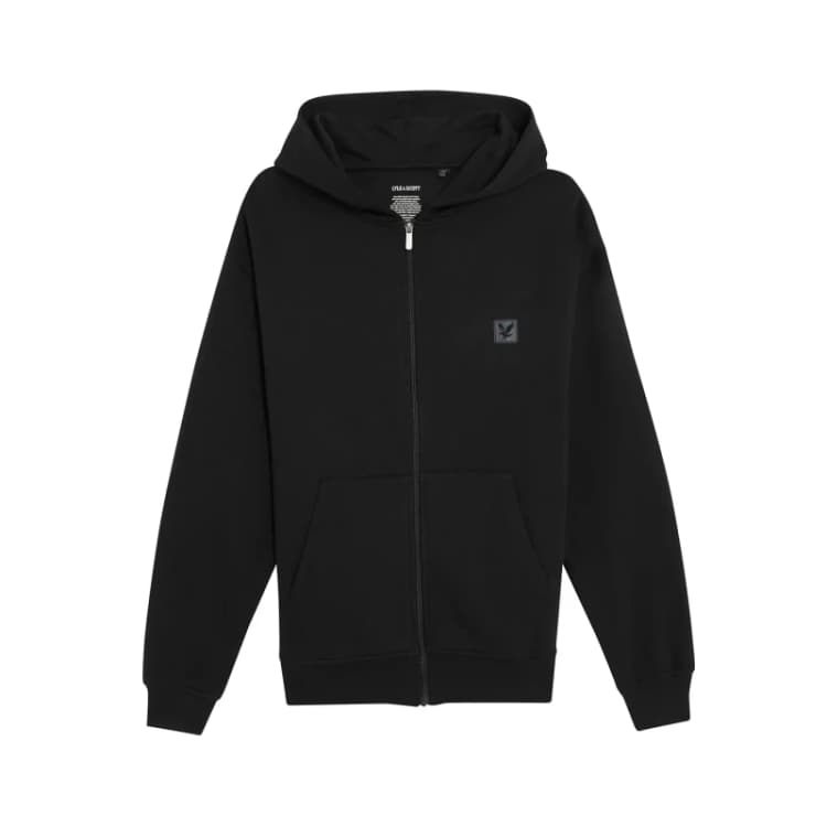 Image of Lyle & Scott Zip-up hoodie Lyle & Scott Loungewear Noir Male M