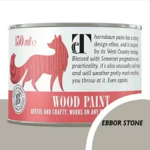 Image of Thorndown Ebbor Stone Satin Interior and Exterior Wood Paint 150ml