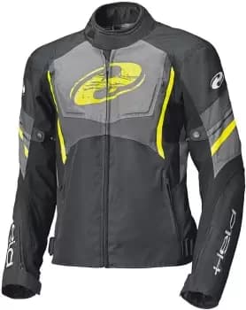Image of Held Baxley Top Motorcycle Textile Jacket, black-yellow Size M black-yellow, Size M