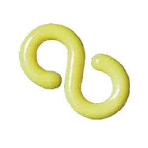 Image of Slingsby Barrier System S-Hooks Pack of 10 Yellow 371444
